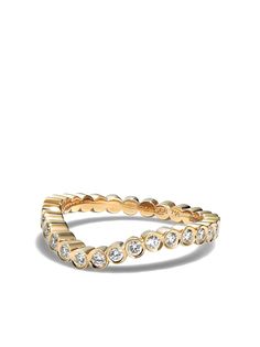 Sophie Bille Brahe кольцо Grace из желтого золота с бриллиантом