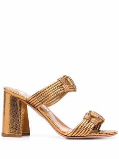 Aquazzura плетеные босоножки Noah 85