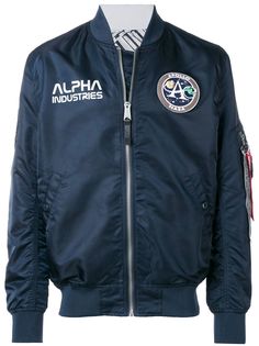 Alpha Industries куртка-бомбер с нашивкой NASA