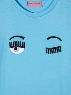 Chiara Ferragni Kids футболка Flirting с логотипом