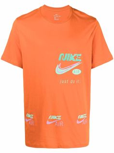 Nike футболка с логотипом Swoosh