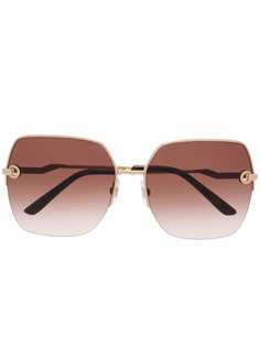 Dolce & Gabbana Eyewear солнцезащитные очки Devotion в массивной оправе