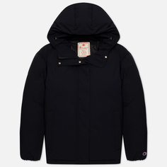 Женская куртка Champion Reverse Weave Water Repellent Hooded Padded, цвет чёрный