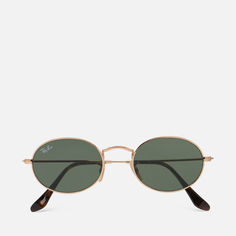 Солнцезащитные очки Ray-Ban Oval Flat Lenses, цвет зелёный