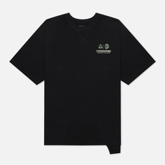 Мужская футболка Evisu Godhead Daruma Printed Bias Cut Seam, цвет чёрный