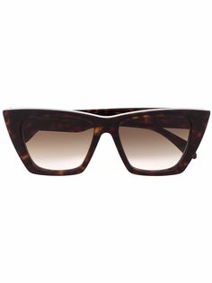 Alexander McQueen Eyewear солнцезащитные очки в оправе кошачий глаз