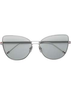 Thom Browne Eyewear солнцезащитные очки в оправе кошачий глаз