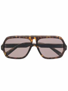 Givenchy Eyewear солнцезащитные очки-авиаторы черепаховой расцветки