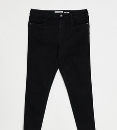 Черные моделирующие джинсы скинни New Look Petite-Черный цвет