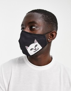 Черная маска для лица с принтом в виде Лорда Нермала RIPNDIP-Черный