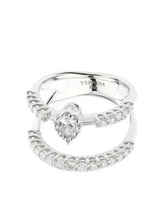 Yeprem кольцо из белого золота с бриллиантами