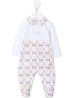 Alviero Martini Kids пижама с монограммой и принтом