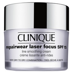 RW Laser Focus Дневной разглаживающий крем SPF15 для сухой и комбинированной кожи, склонной к сухости Clinique