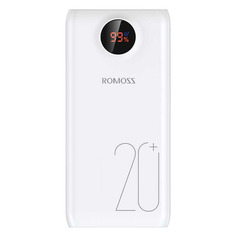 Внешний аккумулятор (Power Bank) Romoss PH80 Pro (SW20 PRO), 20000мAч, белый