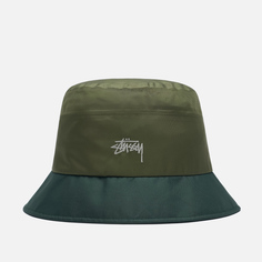 Панама Stussy Outdoor Panel, цвет оливковый, размер S-M