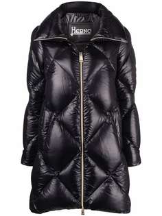 Herno стеганое пальто на молнии
