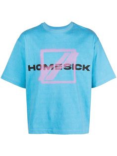 We11done футболка Homesick с круглым вырезом
