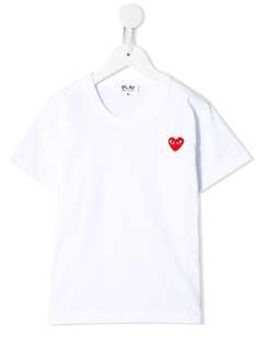 Comme Des Garçons Play Kids футболка с логотипом