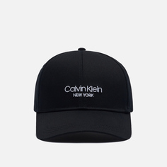 Кепка Calvin Klein Jeans Embroidered Logo, цвет чёрный