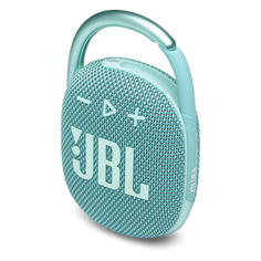 Портативная колонка JBL Clip 4, 5Вт, бирюзовый [jblclip4teal]