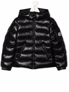 Moncler Enfant пуховик с капюшоном