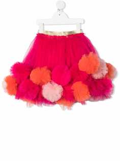 Raspberry Plum юбка из тюля с помпонами