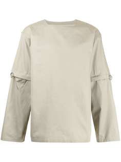 Jil Sander футболка со съемными рукавами