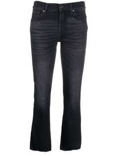 7 For All Mankind расклешенные джинсы с заниженной талией