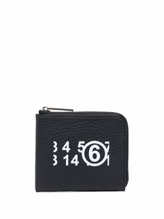 MM6 Maison Margiela кошелек на молнии с логотипом