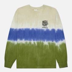 Мужской лонгслив thisisneverthat Tie Dye Stripe, цвет бежевый