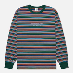 Мужской лонгслив thisisneverthat Striped, цвет зелёный