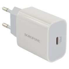 Сетевое зарядное устройство BOROFONE BA38A Speedy USB PD20 White (УТ000024169)