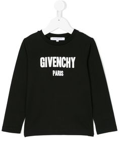 Givenchy Kids топ с принтом логотипа