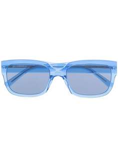 Balenciaga Eyewear солнцезащитные очки Flat в D-образной оправе