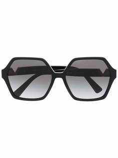 Valentino Eyewear солнцезащитные очки с логотипом VLogo Signature
