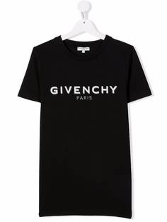 Givenchy Kids футболка с логотипом