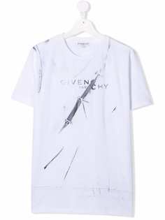 Givenchy Kids футболка с логотипом