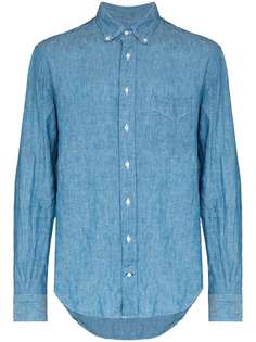 Gitman Vintage рубашка из ткани шамбре