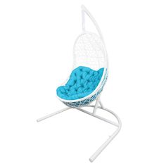 Кресло подвесное вега (ecodesign) голубой 122x205x108 см.