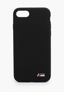 Чехол для iPhone BMW 8 / SE 2020, M-collection Signature Liquid silicone Black