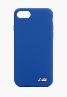 Чехол для iPhone BMW 8 / SE 2020, M-collection Signature Liquid silicone Navy