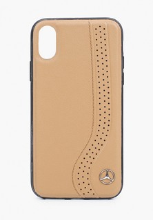 Чехол для iPhone Mercedes-Benz X / XS, New Bow l Leather Camel