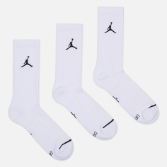 Комплект носков Jordan Jumpman Everyday Max Crew 3-Pack, цвет белый