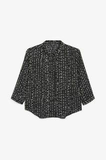 Струящаяся блуза со складками на спинке Monki