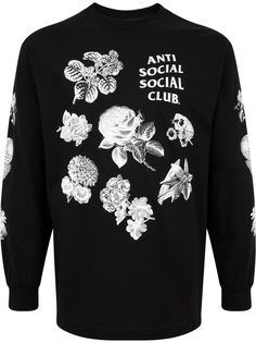 Anti Social Social Club футболка Strange Arrangements с длинными рукавами