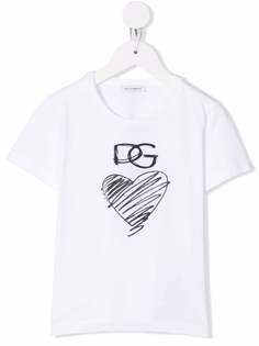 Dolce & Gabbana Kids футболка с графичным принтом