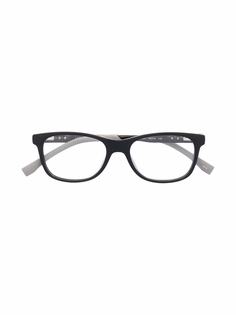 Lacoste Kids очки в прямоугольной оправе с тиснением