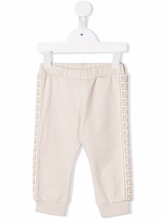 Fendi Kids спортивные брюки с логотипом FF