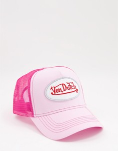 Розовая кепка Von Dutch-Розовый цвет