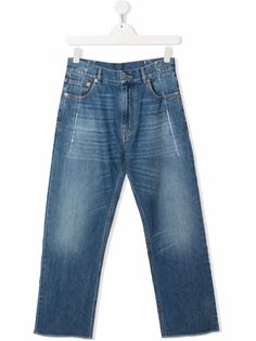 MM6 KIDS прямые джинсы средней посадки